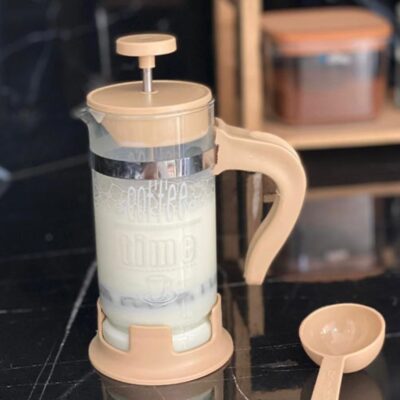 پخش عمده فرنچ پرس رنگی چاپدار 350 میل خانه رویایی