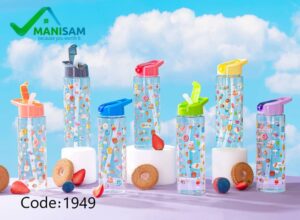 فروش عمده بطری کندی نی دار سیلیکونی دسته دار مانیسام