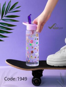 فروش عمده بطری کندی نی دار سیلیکونی دسته دار مانیسام