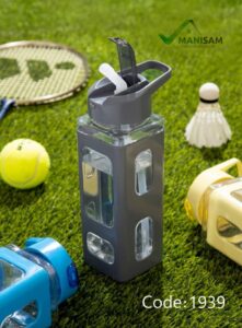 پخش عمده بطری کاور دار مربع نی دار سیلیکونی مانیسام